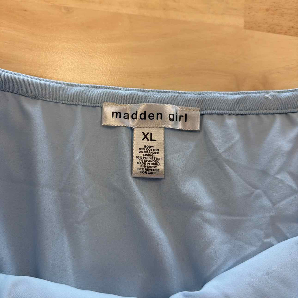 Madden Girl Size XL Blue New Skirt