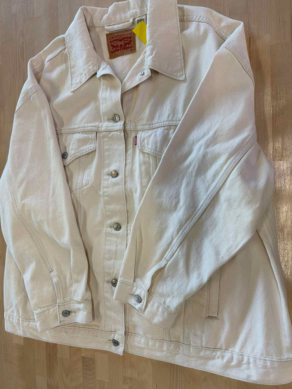 Levi's Size 2X White Jacket