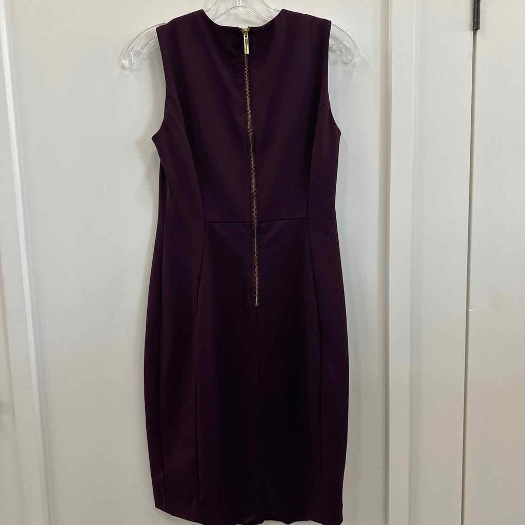 Calvin Klein Size 6 Purple Dress