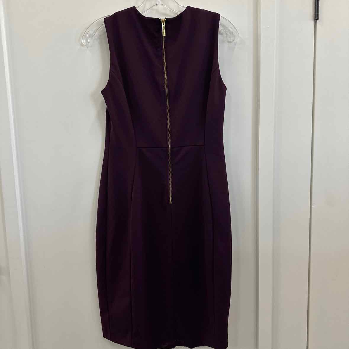 Calvin Klein Size 6 Purple Dress