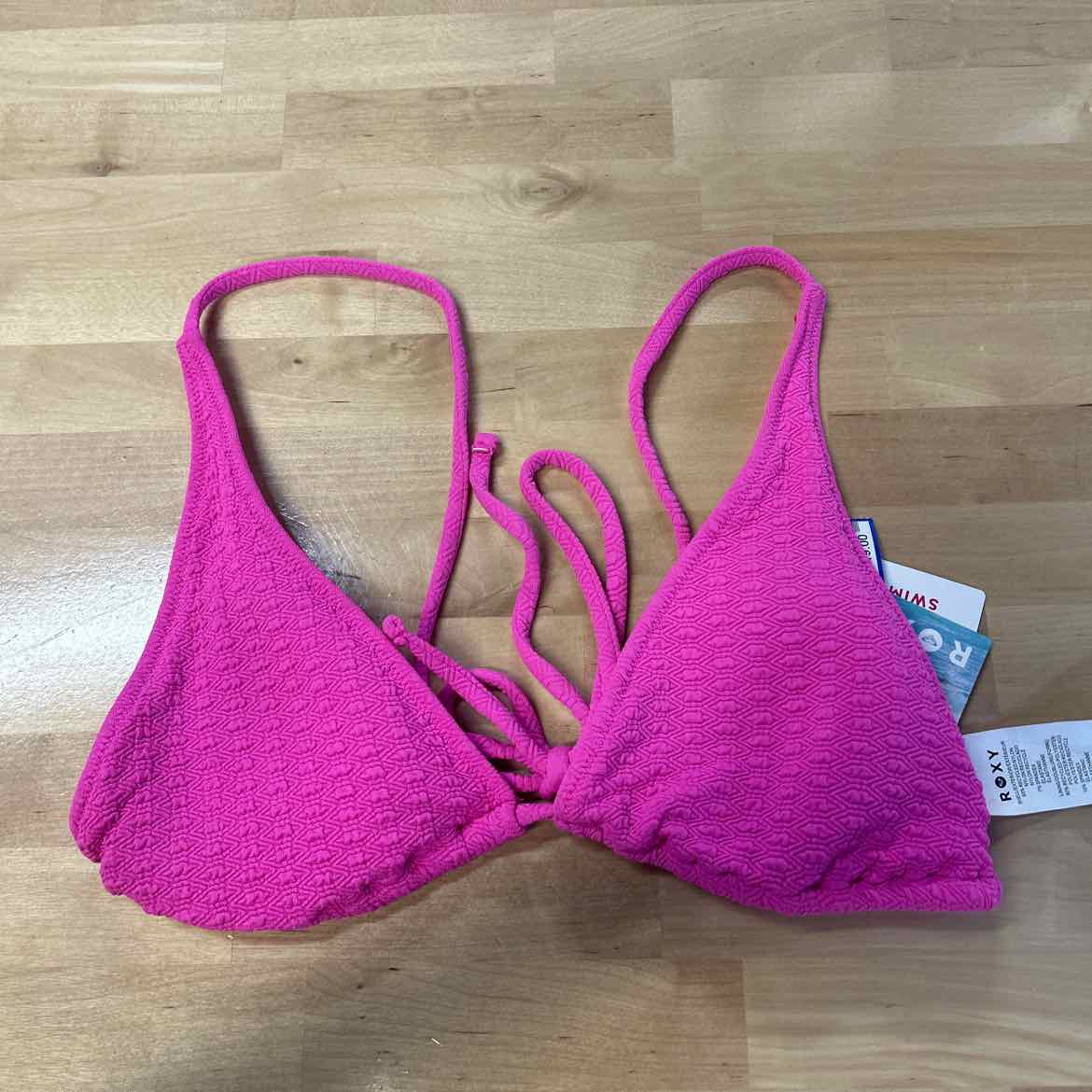 Roxy Size L Haliewa Built-up Triangle Bikini Top