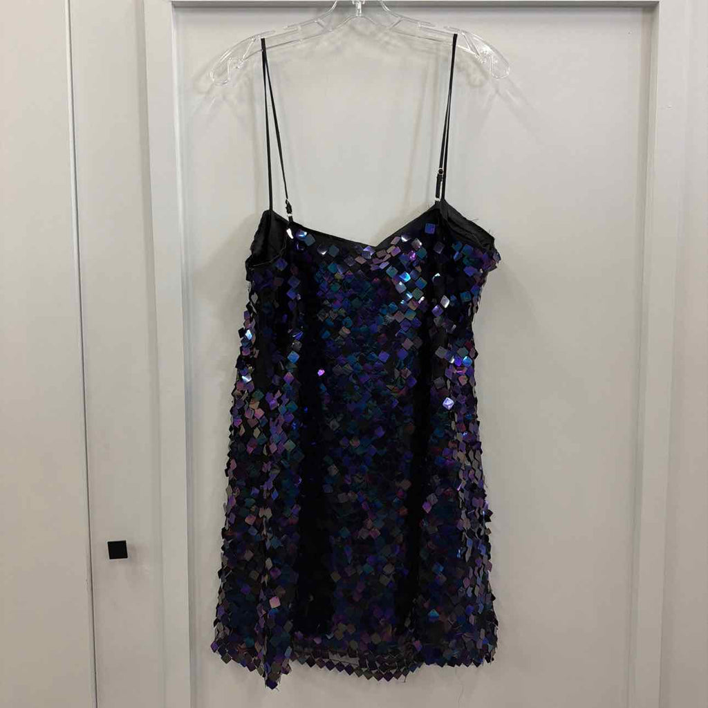 Astr the Label Women's Porsche Sleeveless Sequin Mini Dress - Purple Multi
