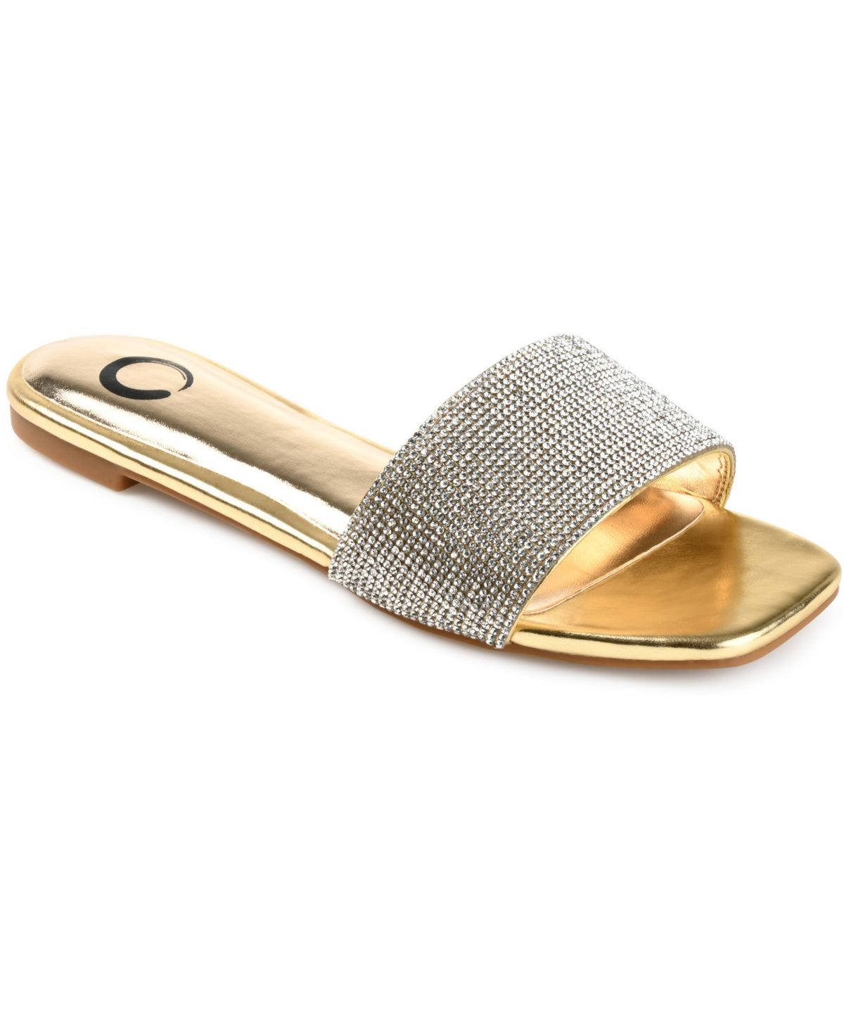 Journee Size 7.5 Silver Gold New Flats