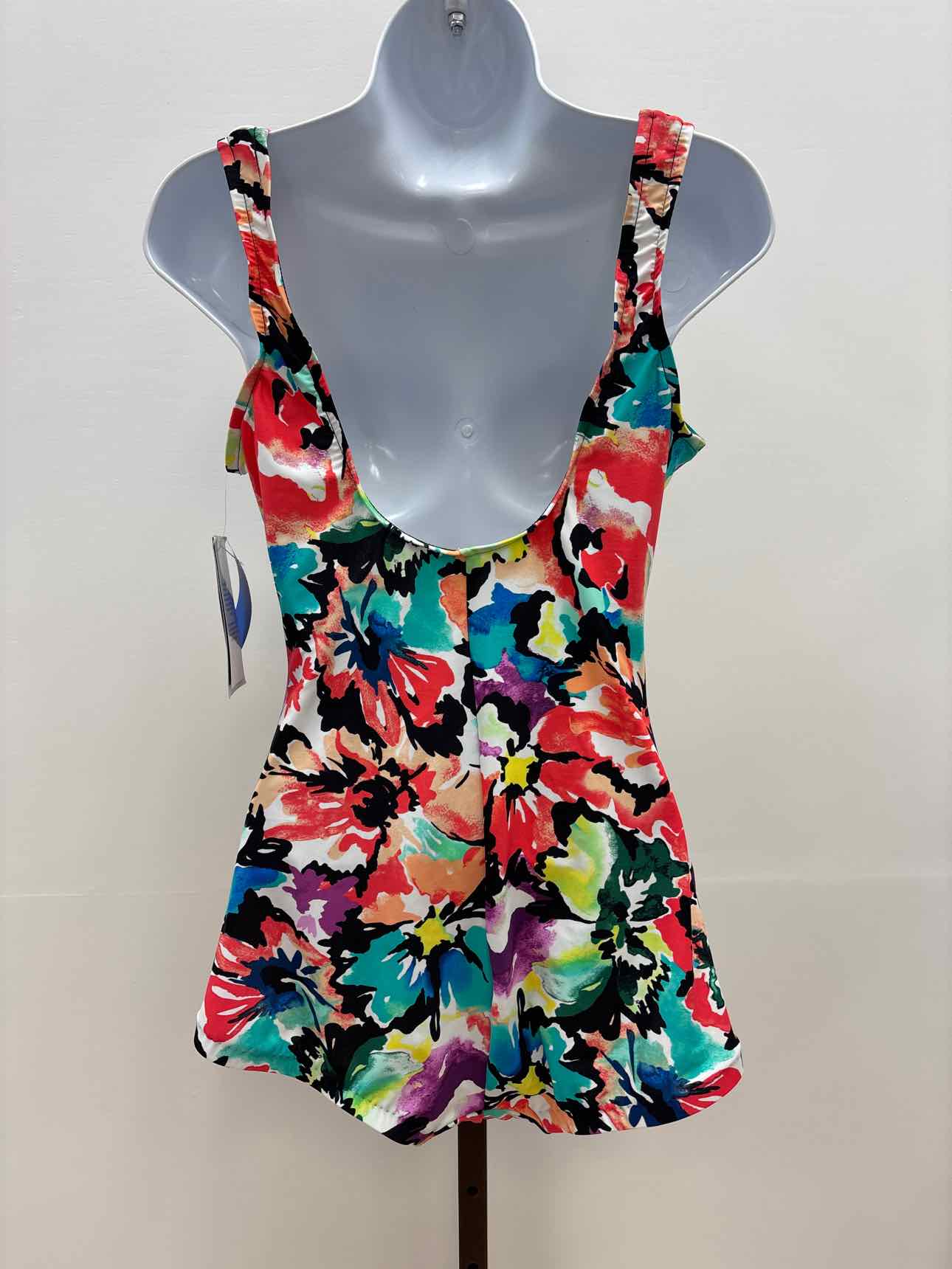 Azul by Maxine of Hollywood Floral One Piece Swimsuit