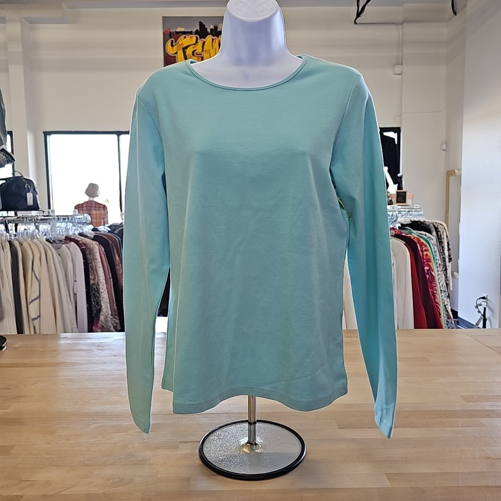 FadedGlory Size M Blue Long Sleeve