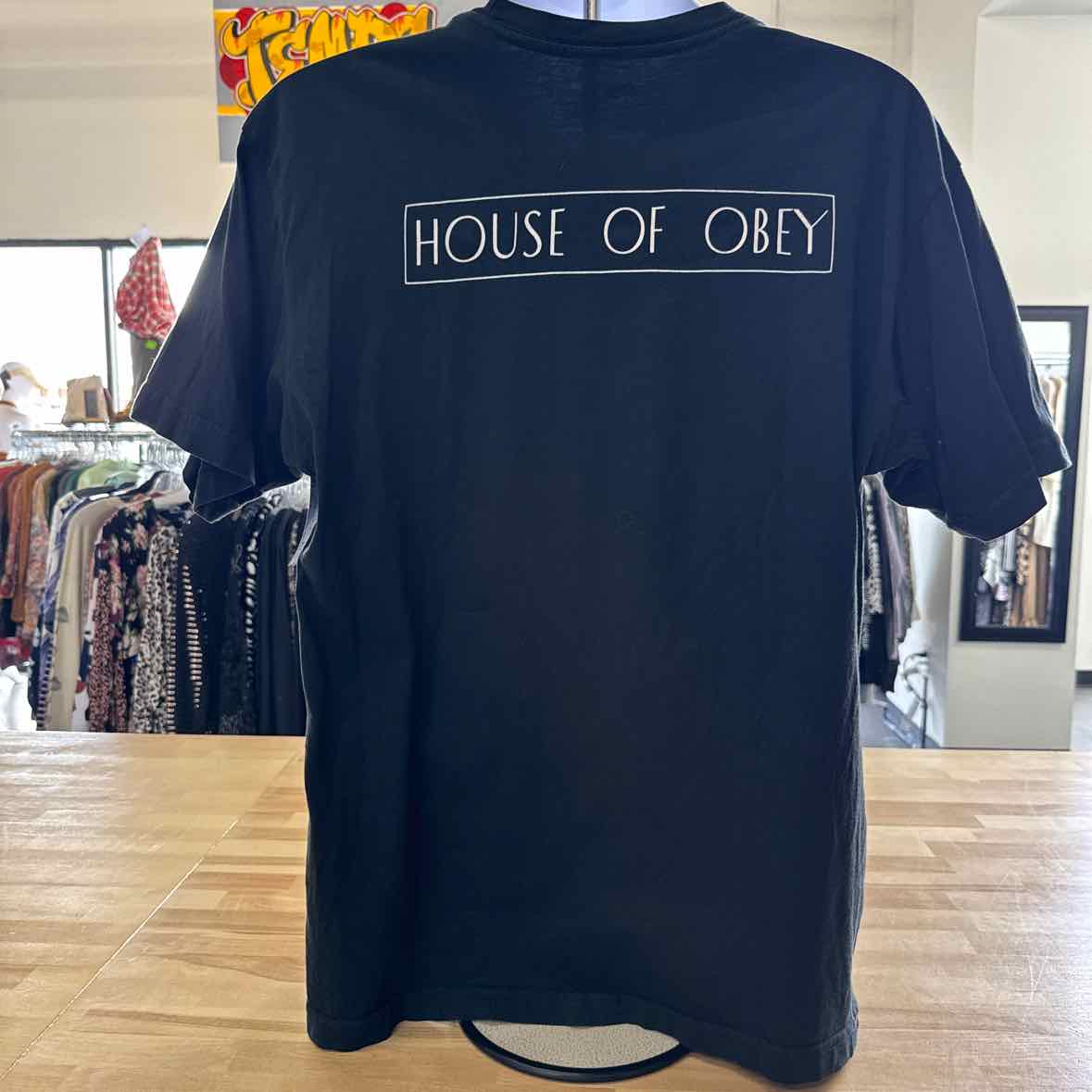 Obey Men's Size L Black MENS T-shirt