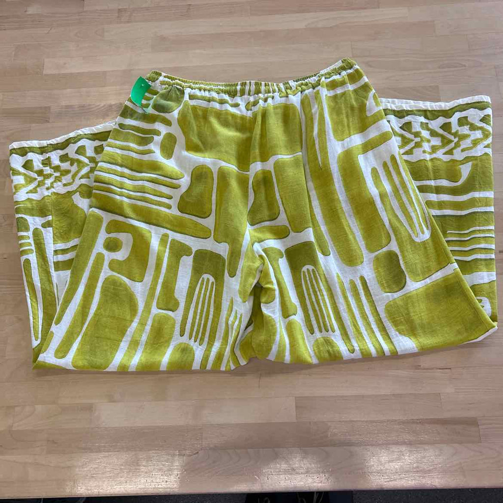 Christian Siriano Size XL green white Preloved Pants