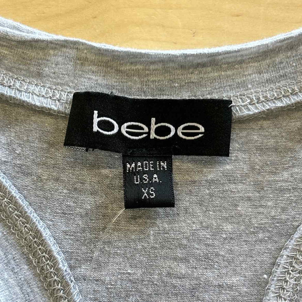 Bebe Size XS Grey New Tank