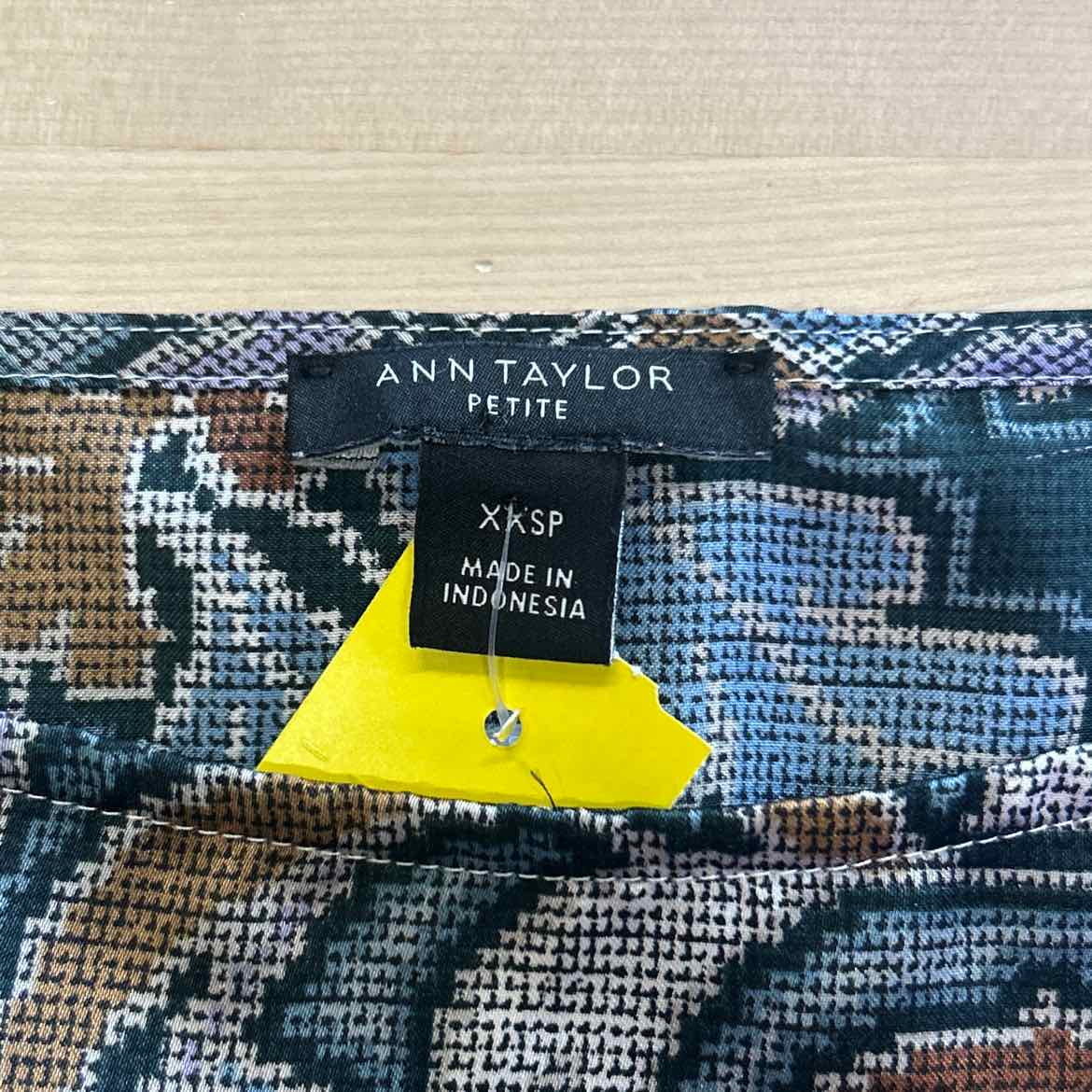 Ann Taylor Size XXS Blue Blouse