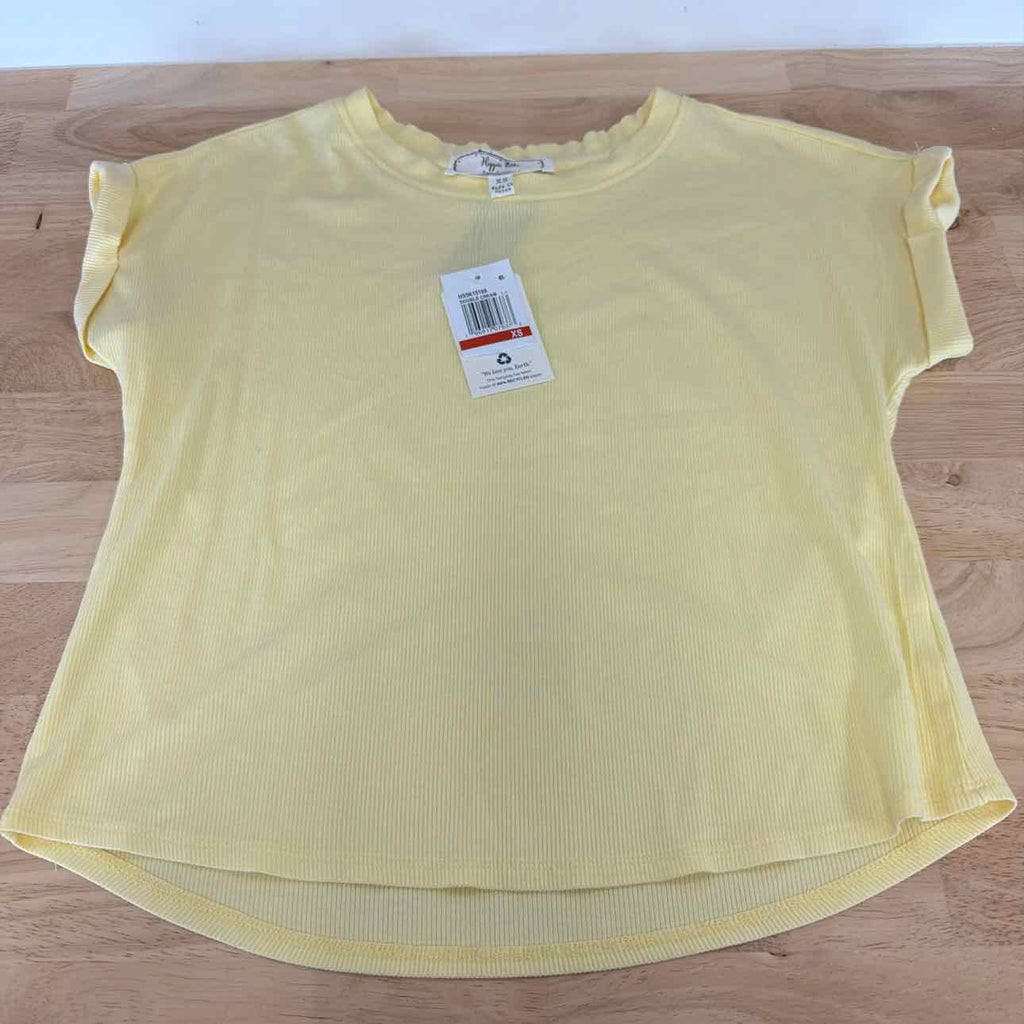 hippie rose Size XS Cuffed Short-Sleeve Tee
