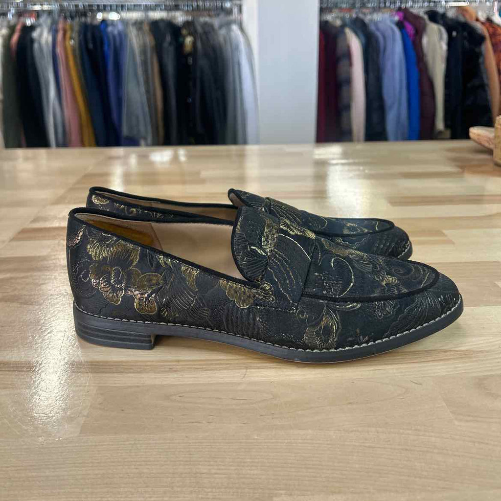 Franco Sarto Size 7 Black Preloved Loafers