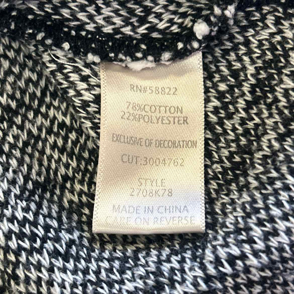Max Studio Size M Black White Knit Preloved Sleeveless