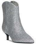 On 34th Aatira Tulip Booties - Silver Glitter Size 5.5