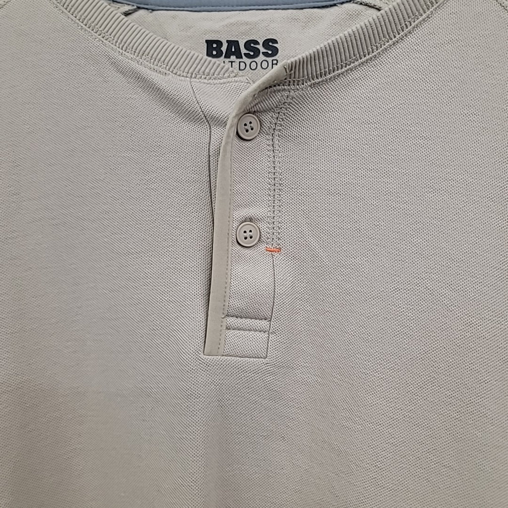 Bass Outdoor Men's Size L Tan MENS Long Sleeve Shirt