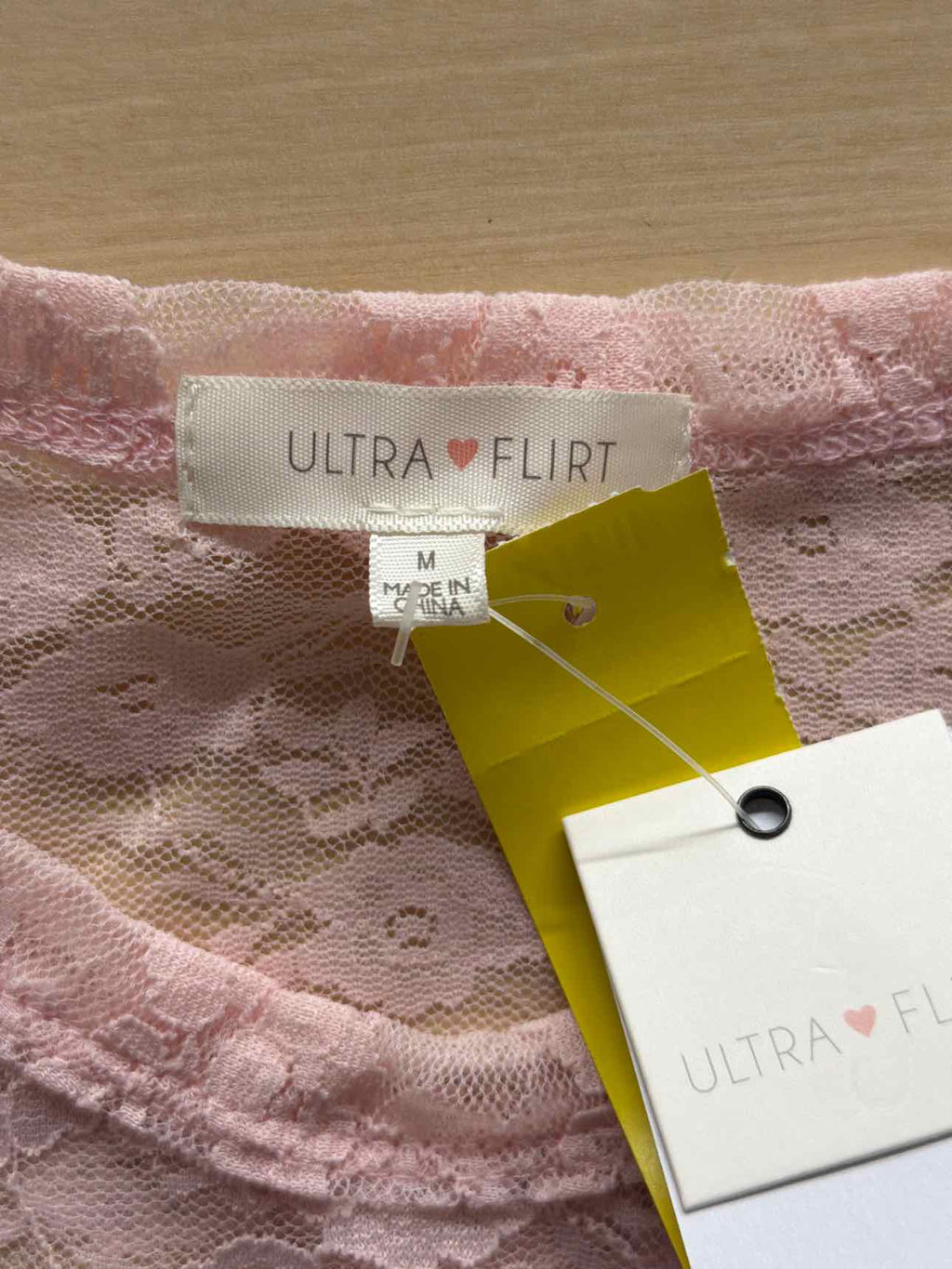 ultra flirt Size M Pink New Shirt