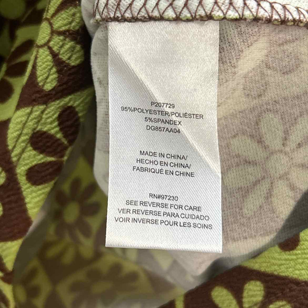 Almost Famous Size M brown green Preloved Dress