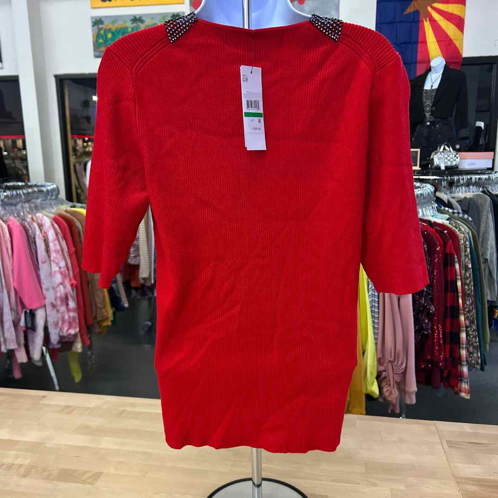 DNKY Size L Red New Sleeveless
