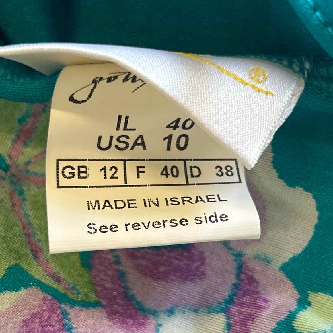 Gottex Size 10 Blue New Swimsuit