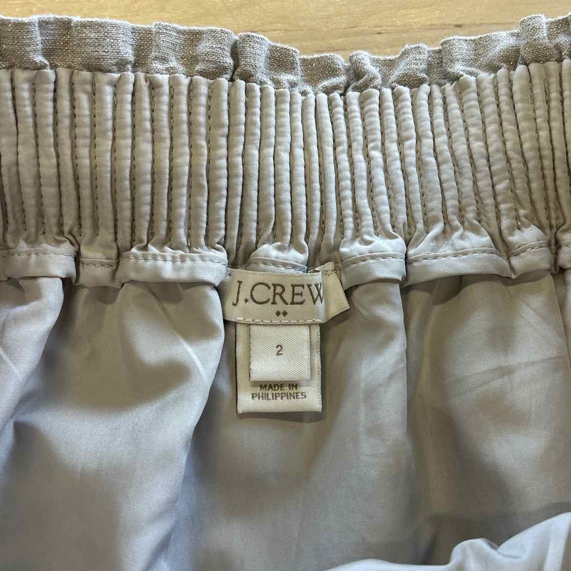 J Crew Size 2 Beige Preloved Skirt