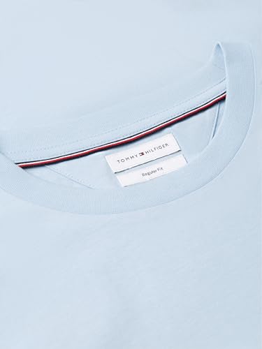 Tommy Hilfiger Size S Script Stack Regular Fit Tee,Breezy Blue