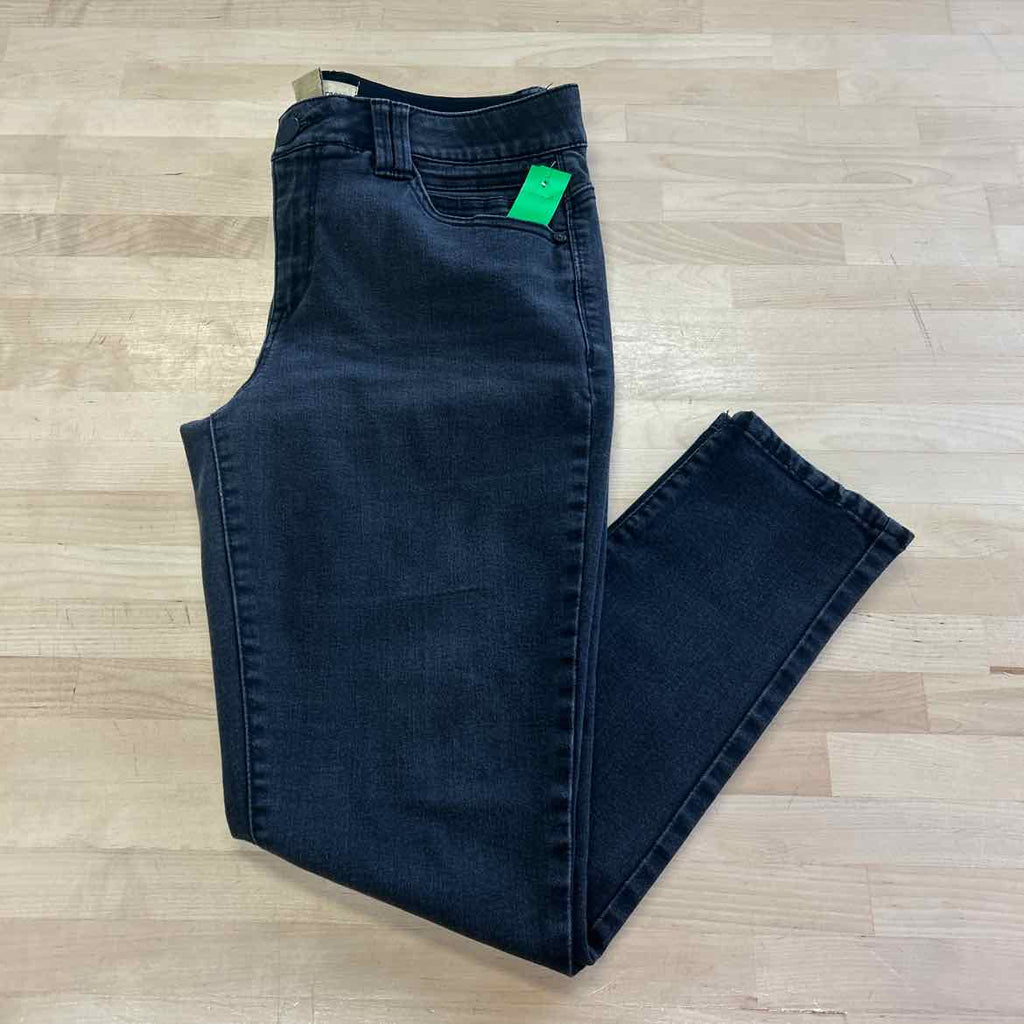Democracy Size 12 Gray Denim Preloved Jeans