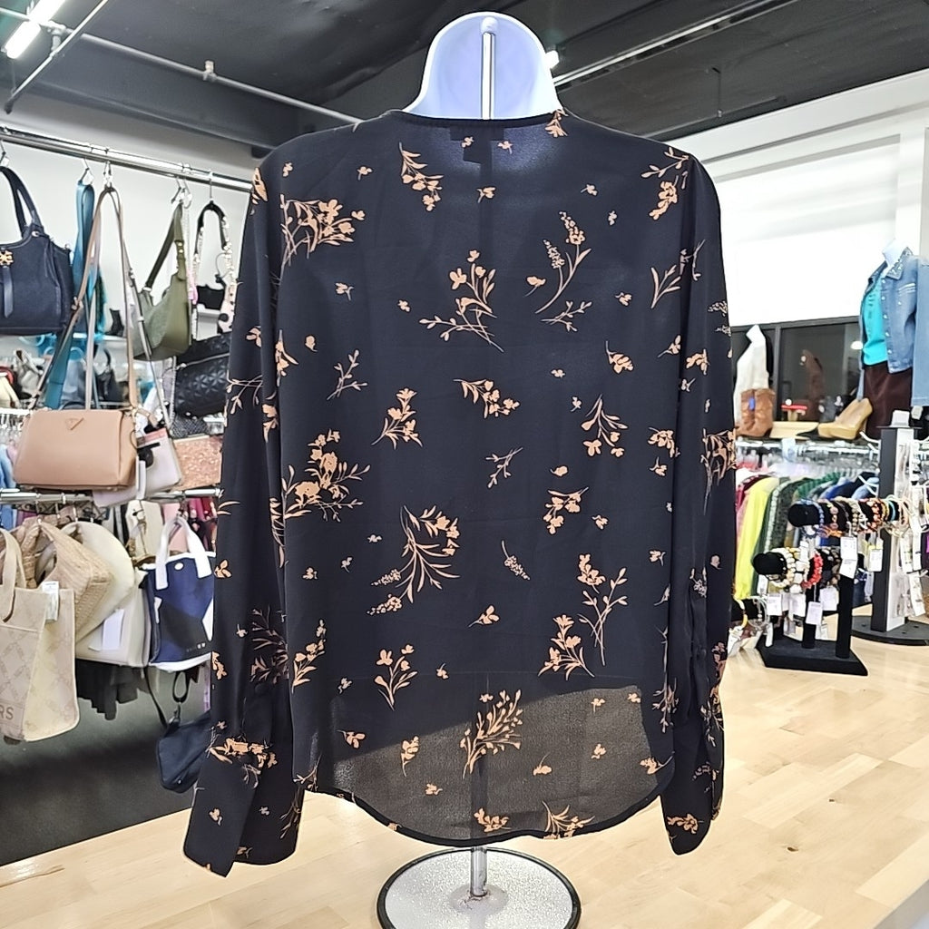 Halogen Size S Black Blouse