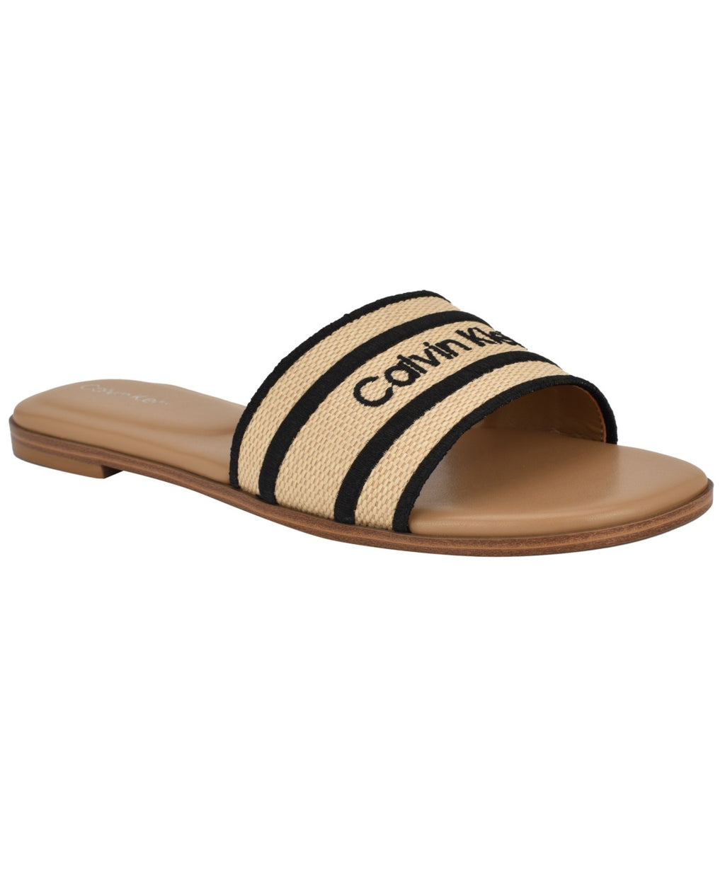 Calvin Klein Size 6 Black Tan New Flats