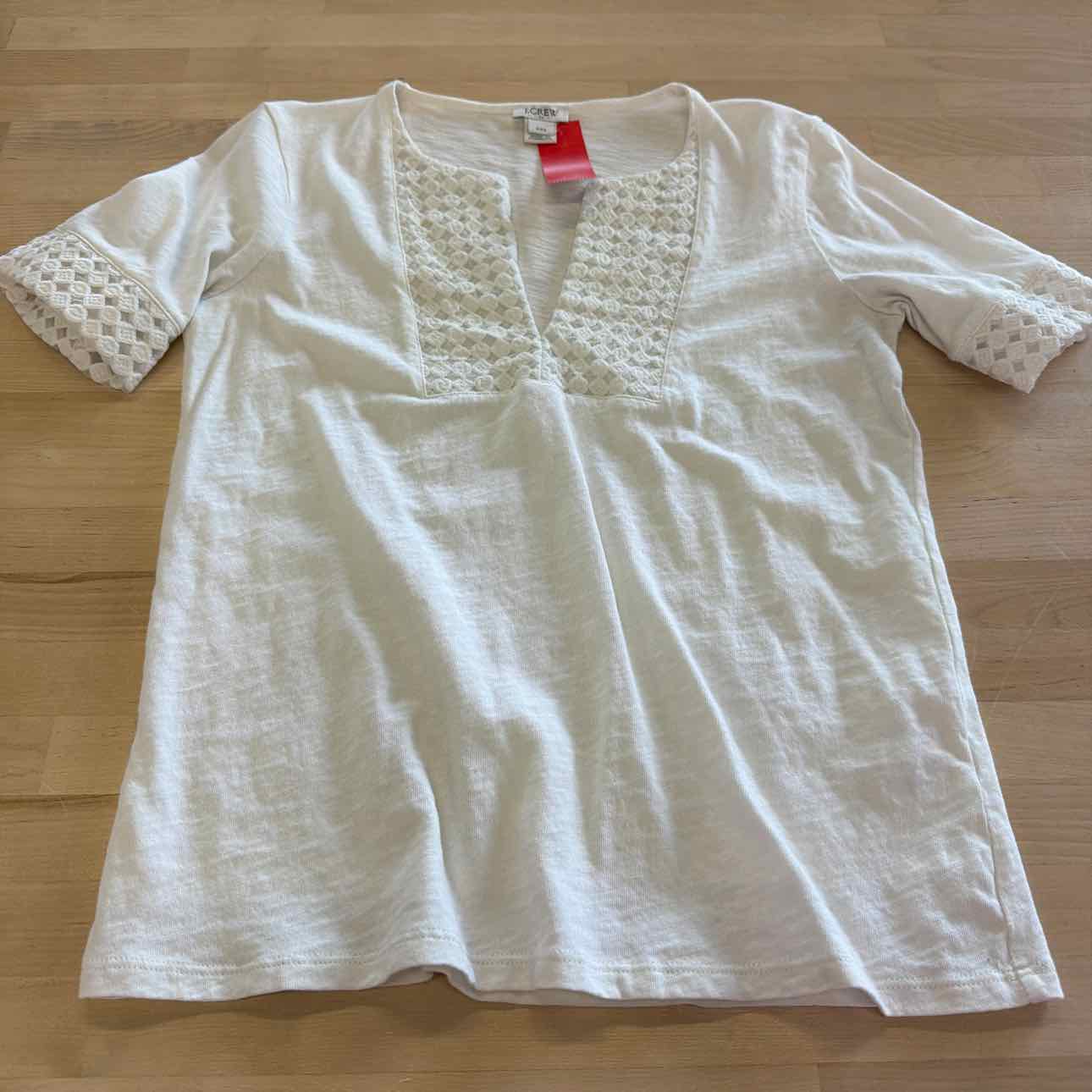 J Crew Size XXS White Preloved Blouse