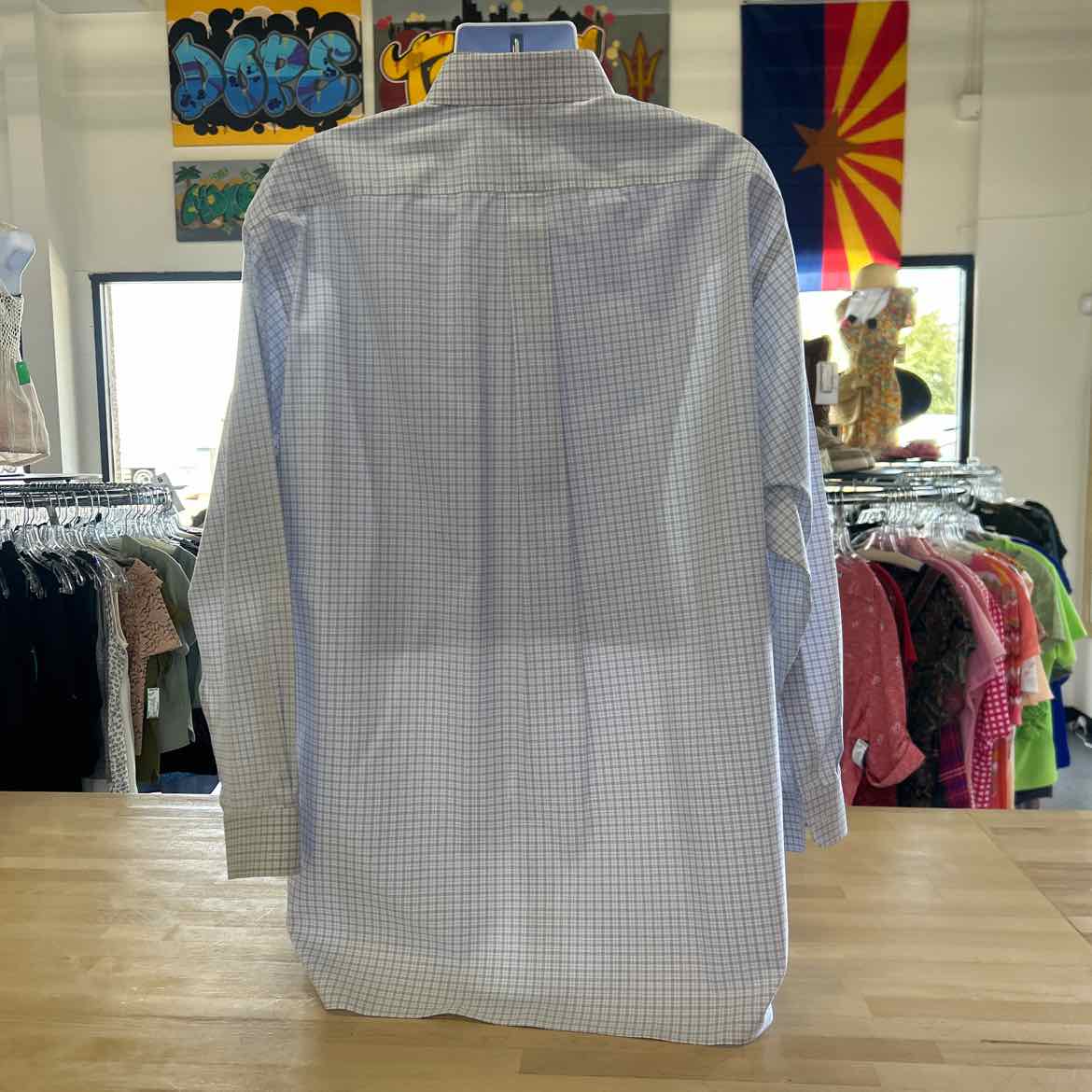 Jos.A.Bank Size 2XL White Preloved MENS Button Down Shirt