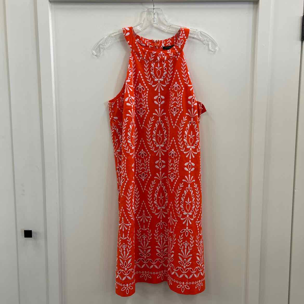 Ann Taylor Size 4 Orange Preloved Dress