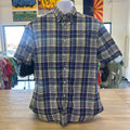 GitmanBros Size L Blue Preloved MENS Button Down Shirt