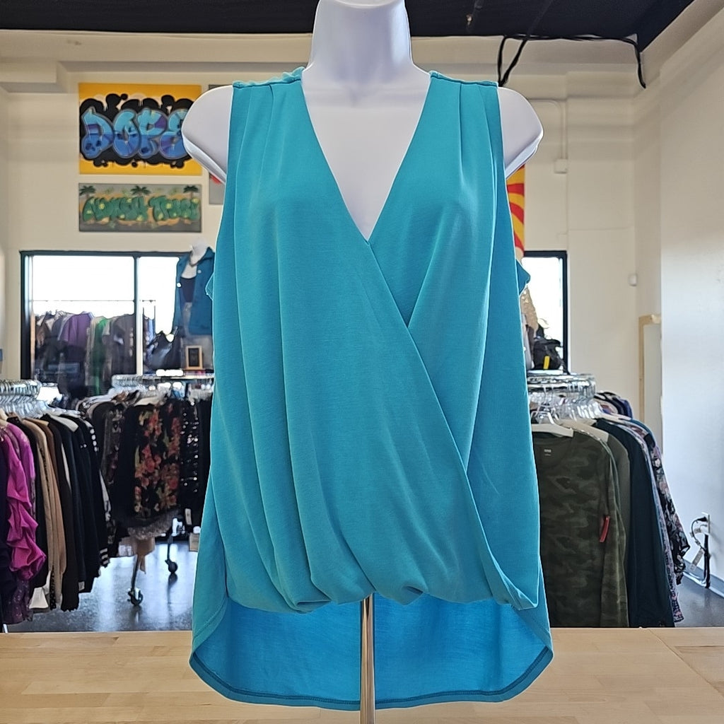 VeronicaM Size L Blue Preloved Sleeveless