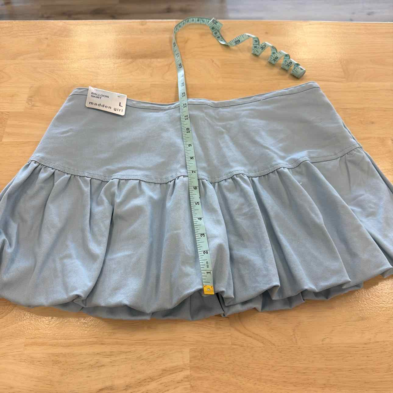 Madden Girl Size L Blue New Skirt