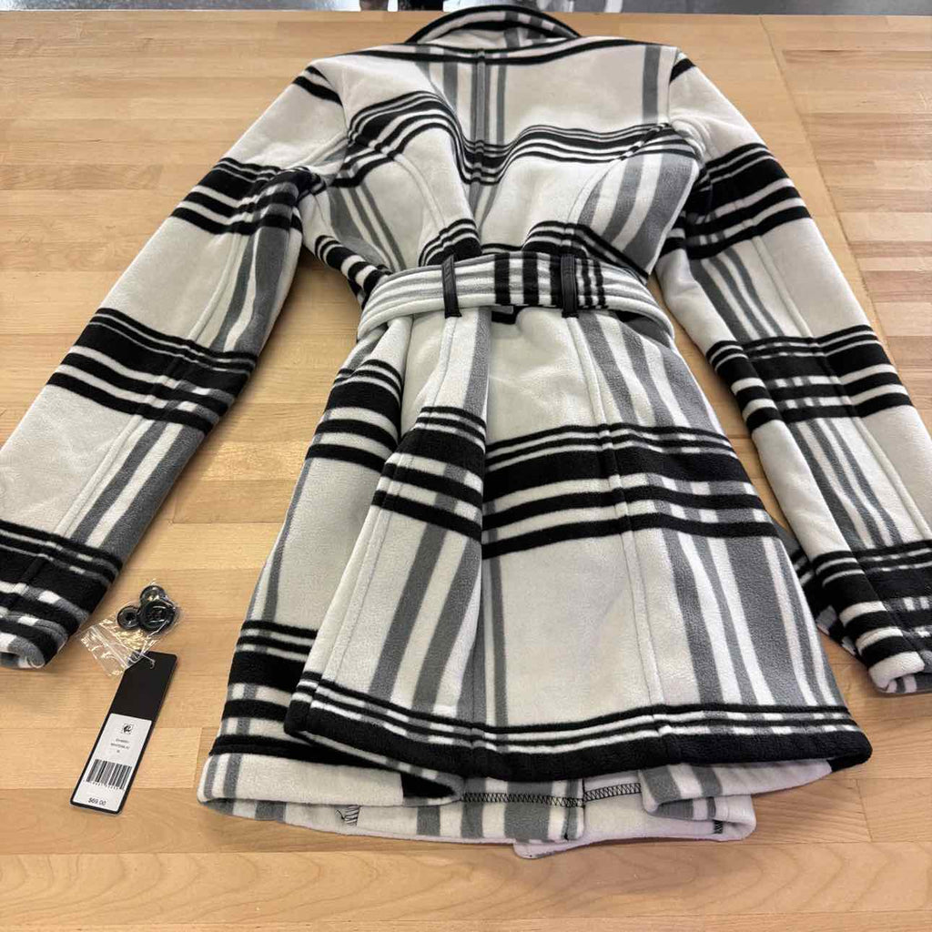Bcx Juniors Micro-Fleece Double-Breasted Belted Coat