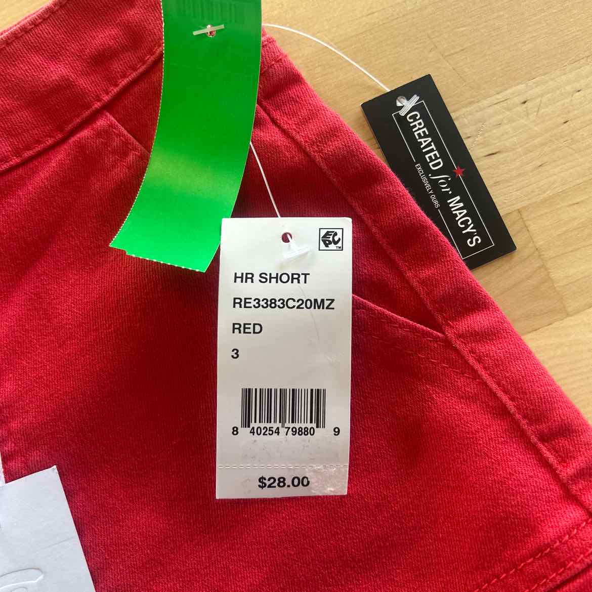 Indigo Rein Juniors' High-Rise Utility-Pocket Shorts - Candy Apple Red - 3