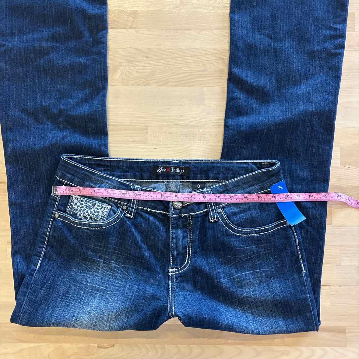 Love Indigo Size 8 Blue Jeans