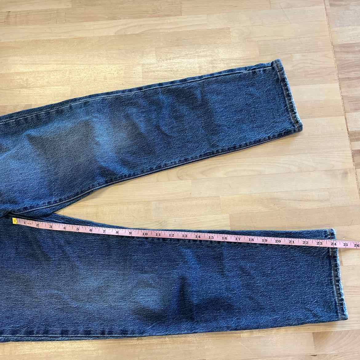 Levi's Size 24 Blue Preloved Wedgie Stright Jeans