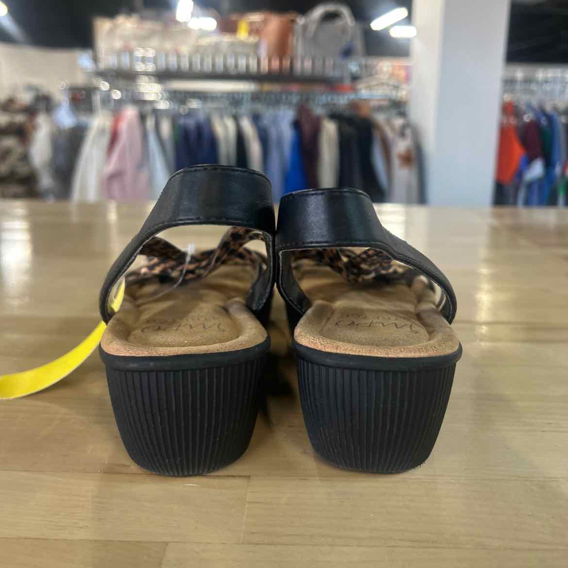 Impo Size 9.5 Black Wedges