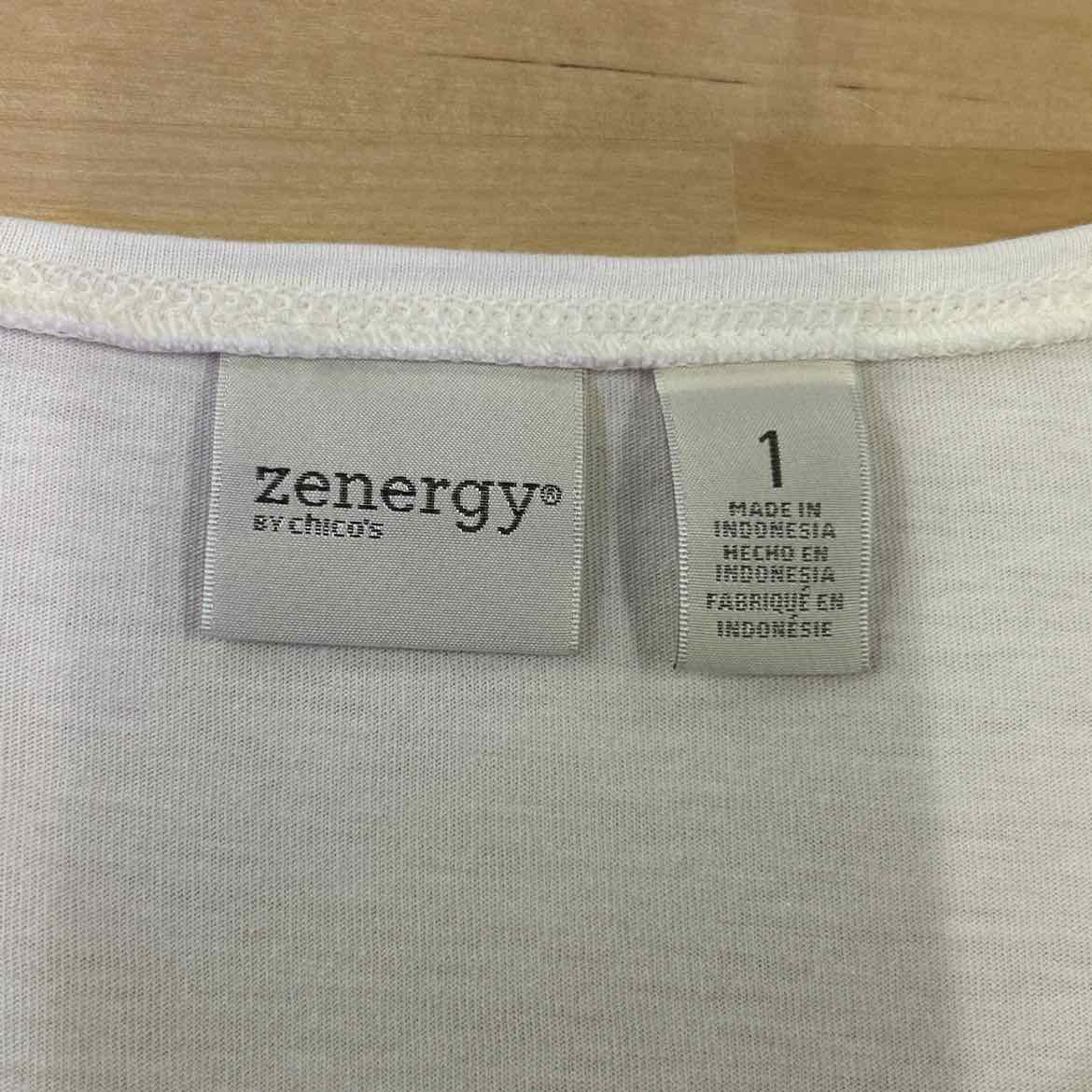 zenergy Size 1 Beige Sequined Preloved Longsleeve