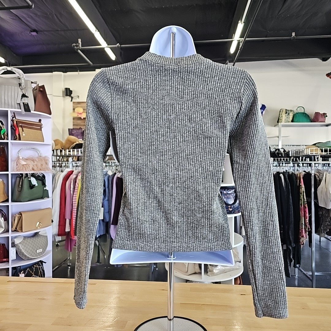 Hippie Rose Juniors Seamless Ribbed Long Sleeve Top