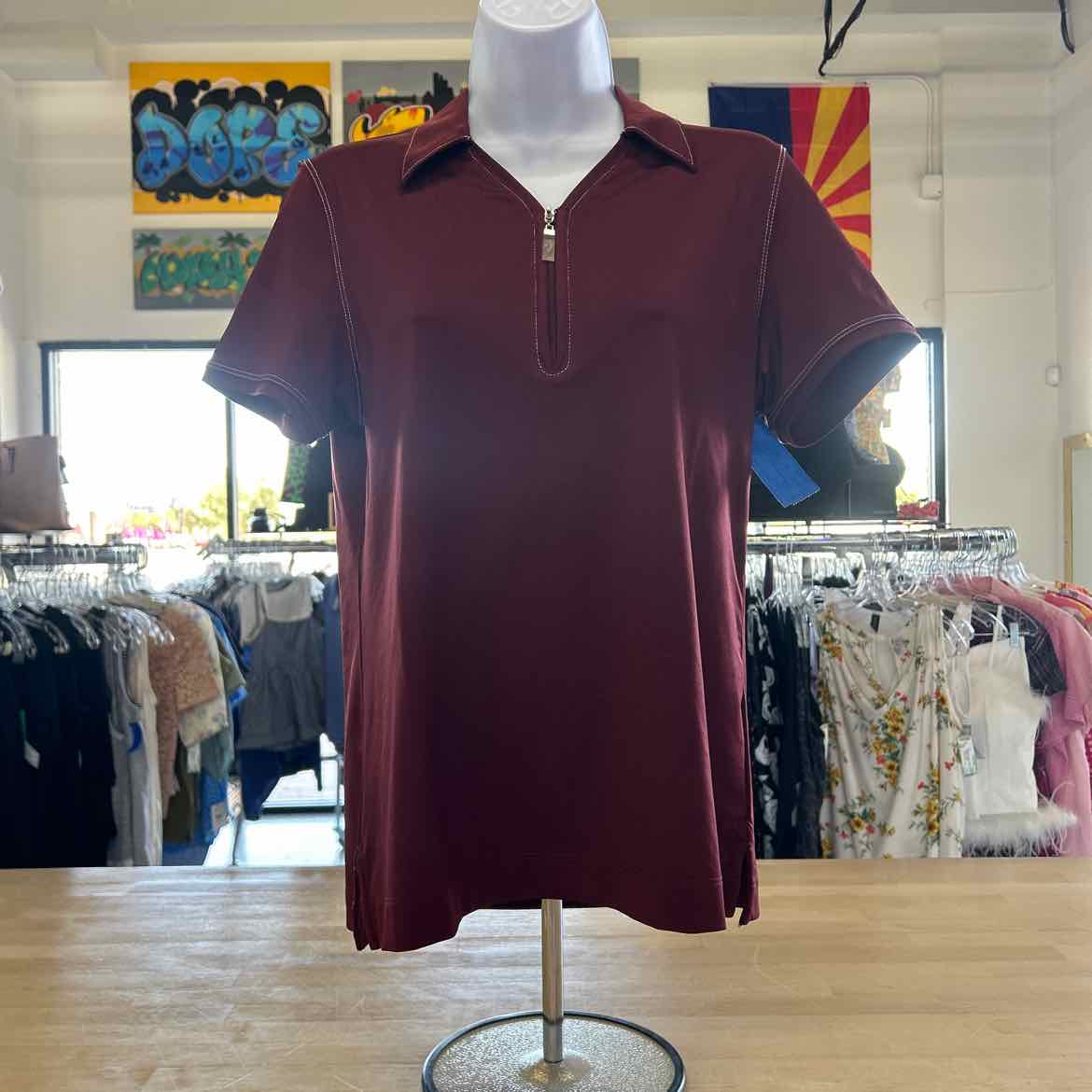 Callaway Size S Red Preloved Polo