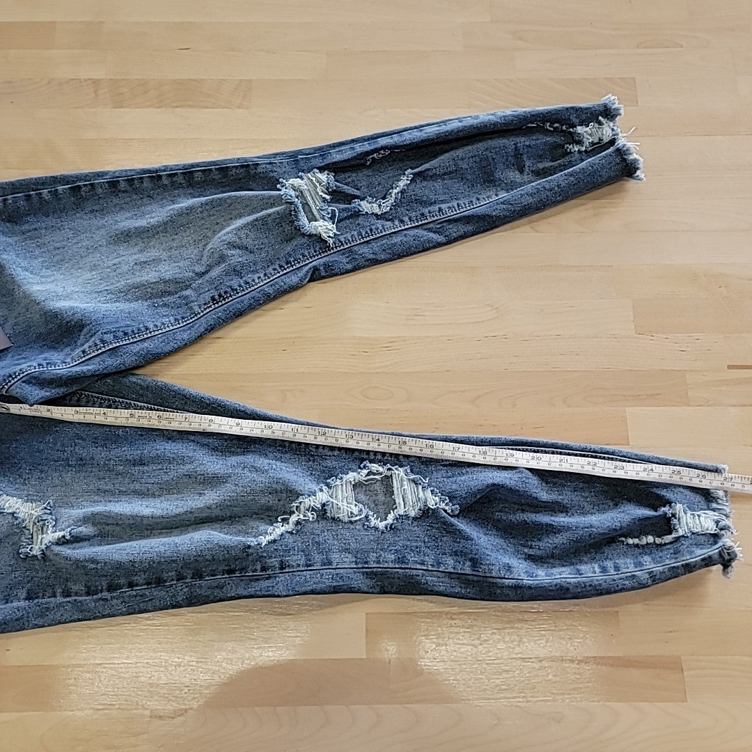 Indigo Rein Size 9 Blue Recycled Denim Curvy Fit NWT