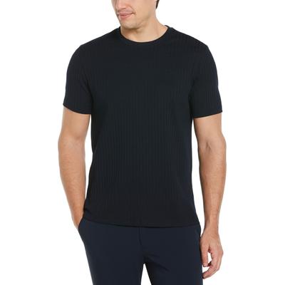 Perry Ellis Size L Men's Rib Knit Crew Neck T-shirt