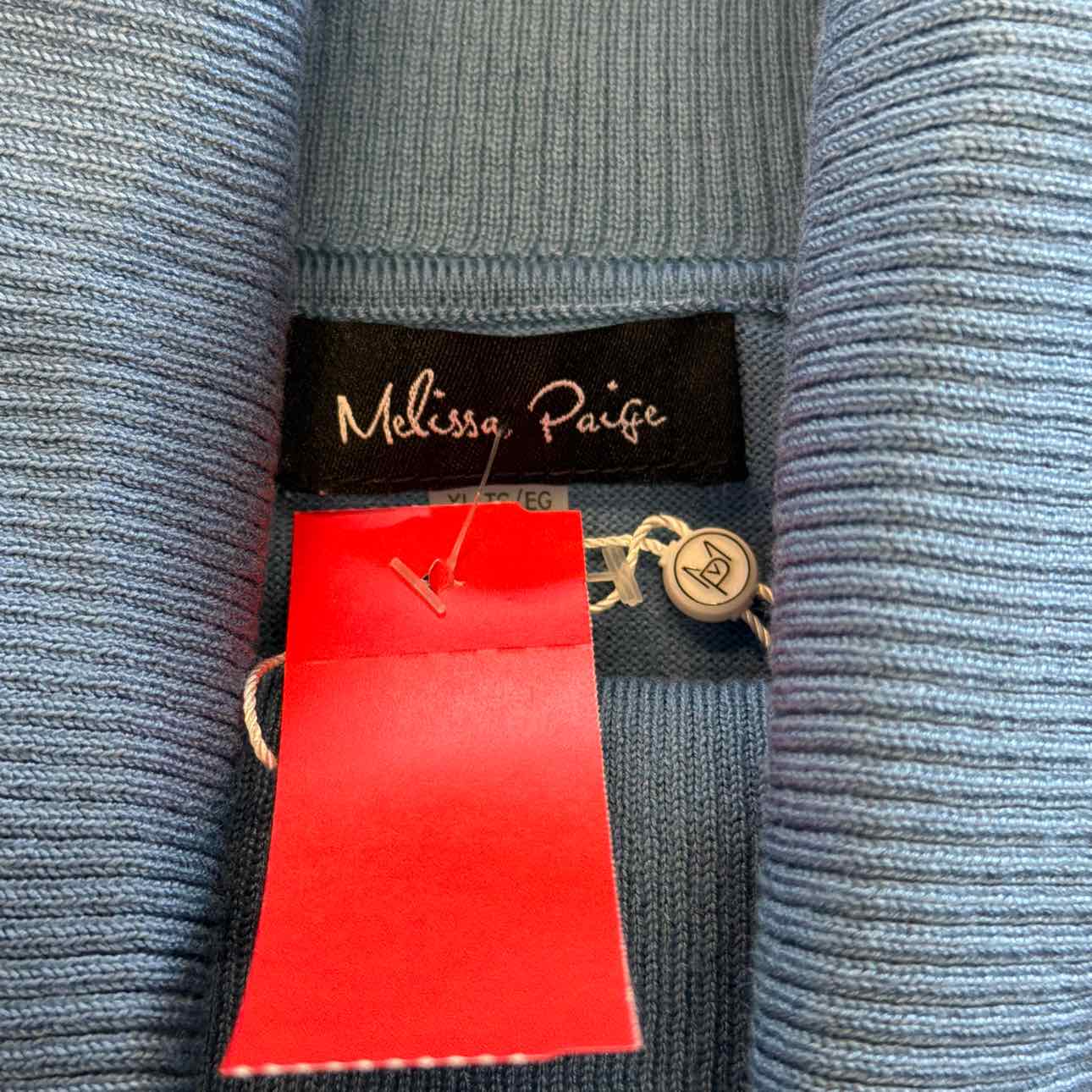 Melissa Paige Size XL Blue New Sweater