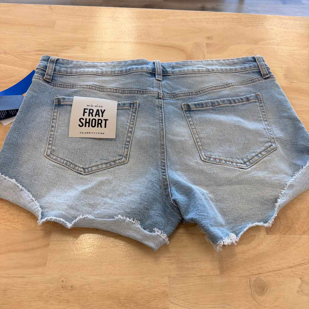 Celebrity pink Women Size 13 Blue New Shorts