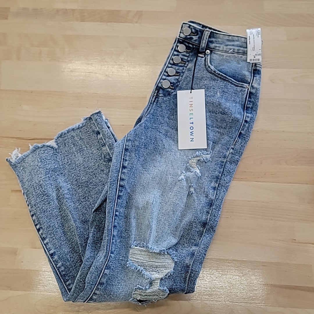 TINSELTOWN Size 1 Blue New Jeans