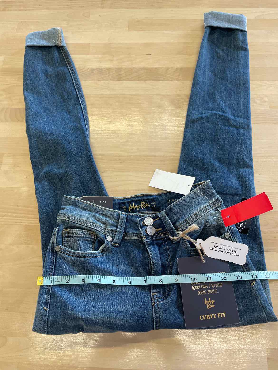 Indigo Rain Size 0 Blue Jeans