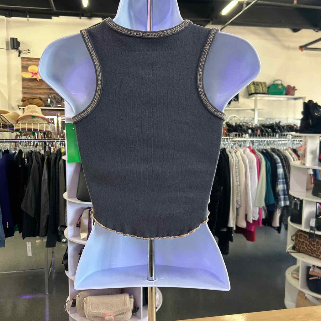 Inspired Culture Size M Gray Preloved Tank