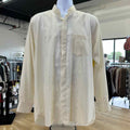 Infiniti Size L Yellow MENS Button Down Shirt