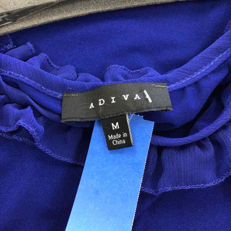 Adiva Size M Blue Preloved Blouse SS